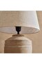 Tarver E-27 Ceramic Table Lamp 30x30x44.5cm - Beige - 3