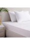 Retreat Queen Fitted Sheet 160x200+33cm-white