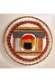 Kelly Handcrafted Wall Art Dia 80cm - Rust - 4