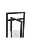 Vibe Metal Lantern With Glass 15x15x30cm- Black - 5