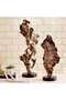 Callisto Metal Decor Sculpture With Granite Base 22x14x45cm - Antique Gold - 3