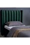 VENUS HEADBOARD CHANEL OLIVE GREEN L-90 : H-125 CM