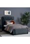 BIANCA HEADBOARD CHANEL DARK GREY L-120 : H-125 CM - 6