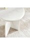 Tetris End Table Marble - White - 3