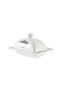 Denbi Butter Dish 16.4x12x9cm - White - 4