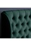 PLUTO HEADBOARD CHANEL OLIVE GREEN L-90 : H-125 CM - 4