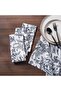 Affinity Floral 4-piece Napkin Set 45x45cm - Blue