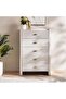 Humana Chest Of 5 Drawer - Grey High Gloss - 2