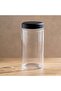 Jazz Glass Canister With Chalkboard 1.7L -Clear - 4