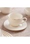 Clarissa Embossed 61-piece New Bone China Dinner Set -white - 7