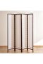 Anela 4-panel Wood Room Divider 180x2x180cm - Grey - 2