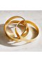 Rimac 4 Piece napkin ring set Dia4cm - Gold - 2