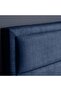 TROJAN HEADBOARD CHANEL NAVY BLUE L-100 : H-125 CM - 3