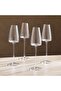 Melora 4-piece Flute Glass Set 245ml -clear