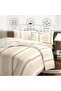 Woven Dreams Lane 3-piece King Comforter Set 240x260cm - Ochre - 4