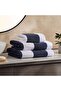Chicago Textured Stripe 650 Gsm Hand Towel 50x90 Cm-ocean - 3