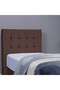 VISTA HEADBOARD VELVET BROWN L-90 : H-125 CM