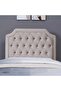 ANDROMEDA HEADBOARD VELVET BEIGE L-90 : H-125 CM - 2