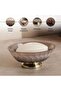 Sterling Ombre Glass Soap Dish 13x10.5x5cm - Clear/black - 5