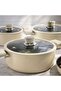 Oms Oyester 9-piece Cookware Set - Beige - 3