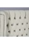 NEPTUNE HEADBOARD VELVET WHITE L-120 : H-125 CM - 3