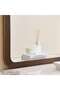 Vienna Dresser With 6 Drawers And Mirror Ceramic- Brown & Gold ~ Brown - 4