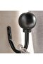 Modern Ball 2Peice Tieback Set - Matt Black - 2