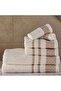 Warner Border 6 Piece Yarndyed Jacquard Towel Set- Ochre - 5