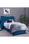 MARS HEADBOARD VELVET BLUE L-120 : H-125 CM - 5
