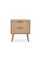 Oaktree Night Stand With 2 Drawer Rattan - Natural - 4