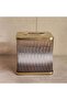 Sterling Ombre Glass Tissue 14x14x14cm - Clear/black - 6
