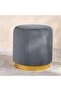 Caproni Pouf 42x42x44cm - Charcoal - 5