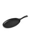 Ferric Cast Iron Oval Sizzler Black 18cm - 4