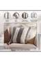 Caspian Stripe Cushion Cover 50x50cm - Blue - 4