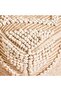 Hylin Filled Pouf 40x40x40cm - Natural - 2
