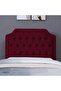 ANDROMEDA HEADBOARD VELVET MAROON L-100 : H-125 CM - 2