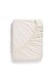 Retreat King Fitted Sheet 180x200+33cm - Cream - 4