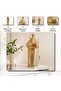 Rawabi Metal Cutwork Lantern 18x48cm - Gold - 4
