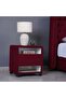 EMIRATES SPACE NIGHT STAND-VELVET~MAROON