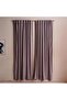 Amanda Velvet 2 Piece Blackout Curtain Set 130x300cm - Taupe - 3