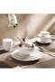 Queen Lace Porcelain Tea Cup Saucer 250ml -white - 4