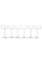 Alex 6-piece Mocktail Crystal Glass Set 220ml -clear - 3