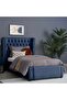 NEPTUNE HEADBOARD CHANEL NAVY BLUE L-120 : H-125 CM - 6