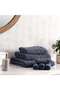 Chicago Textured 650 GSM Bath Towel 70x140 cm-Ocean - 3