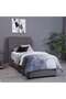 AURORA HEADBOARD VELVET GREY L-90 : H-125 CM - 5