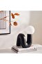 Merrel G-9 Ceramic Table Lamp 19.5x19.5x29cm - Black