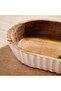 Legna Ribbed Oval Serving Bowl 36x19x5cm - White Natural - 2
