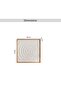 Grooves Handmade Shadow Box 100x100cm - Off White - 5