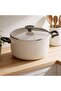 Berghoff Glints Stock Pot With Lid Dia24cm - Cream - 3