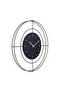 Cornus Wall Clock Dia 60cm - Black - 2